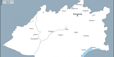 خريطة من karaganda كازاخستان